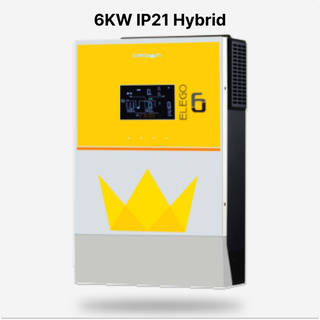 Crown 6kW Hybrid Solar Inverter