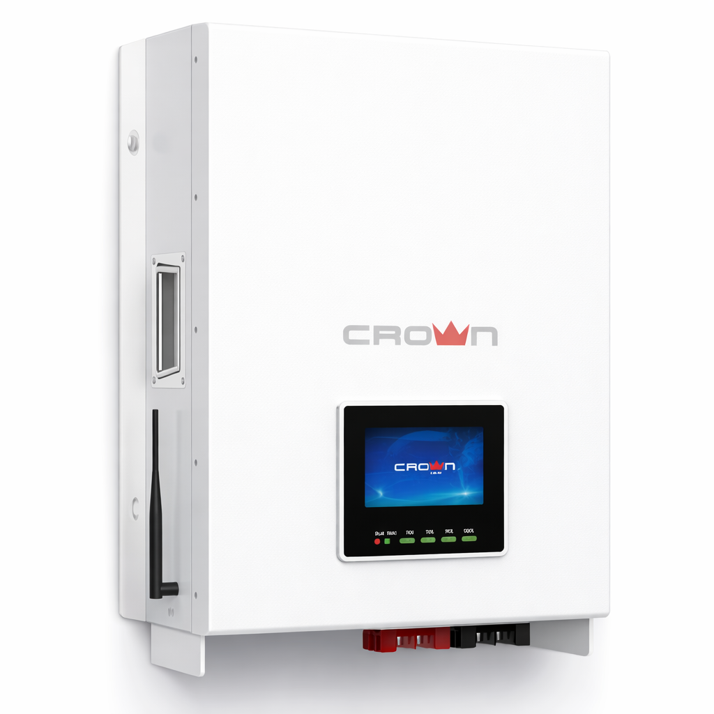Crown Wall-Mounted 51.2V 100Ah Lithium Battery