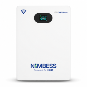 Nimbess 10.24kWh LiFePO4 Lithium Battery | ES-BOX12 PLUS LCD Wall Mounted Solar Battery 51.2V 200Ah