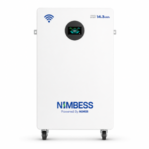 Nimbess ES-BOX12 MAX LCD 14.3kWh LiFePO4 Lithium Battery | 51.2V 280Ah Floor Standing Solar Energy Storage Battery