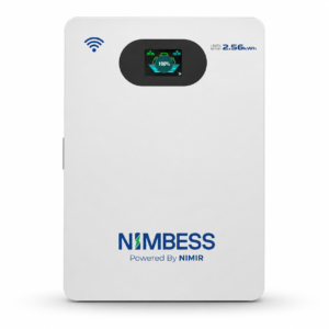 Nimbess ES-BOX12S 2.56kWh LiFePO4 Lithium Battery | 25.6V 100Ah Wall Mounted Solar Battery