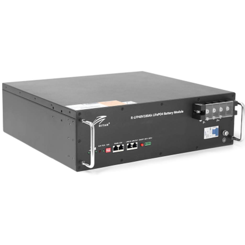 Ritar 48V 100Ah LiFePO4 Lithium Battery — 5.12kWh